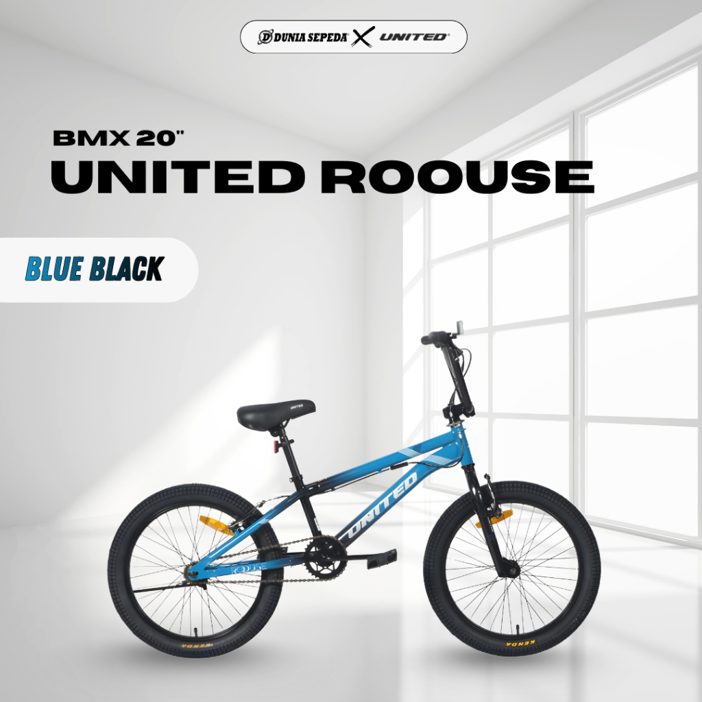 SEPEDA ANAK LAKI LAKI 20 INCH BMX UNITED ROOUSE NEW - SEPEDA BMX UNITED 20 INCH