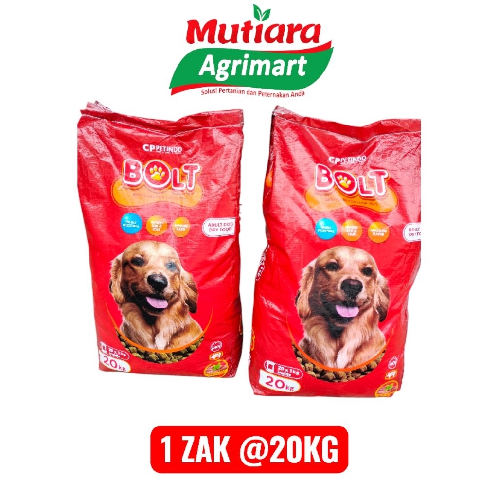 KARUNGAN PAKAN ANJING BOLT DOG 20KG