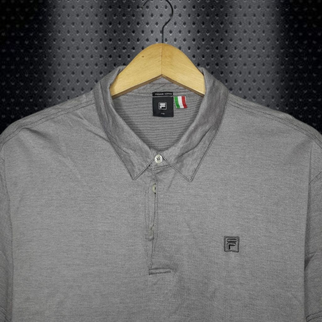 FILA Kaos Kerah Olahraga Pria, Atasan Olahraga Pria