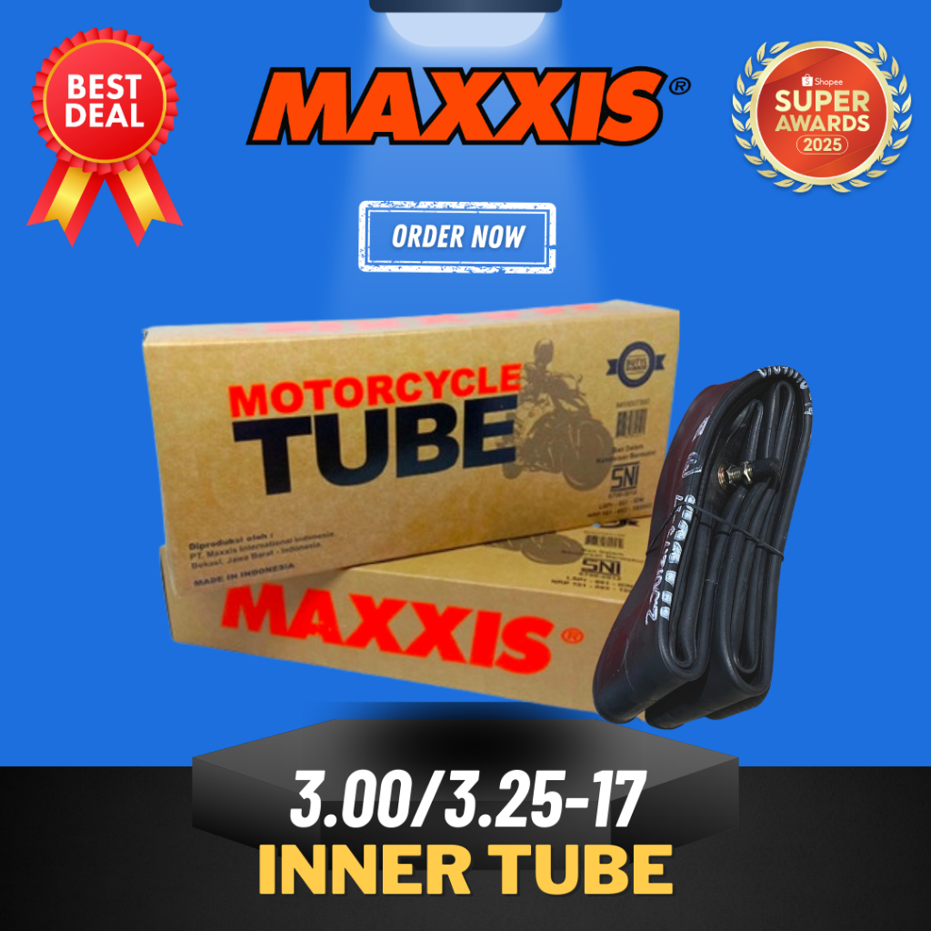 [READY COD] BAN DALAM MAXXIS / BAN DALAM MOTOR / BAN DALAM RING 17 ( 3.00/3.25-17 ) (ORIGINAL)