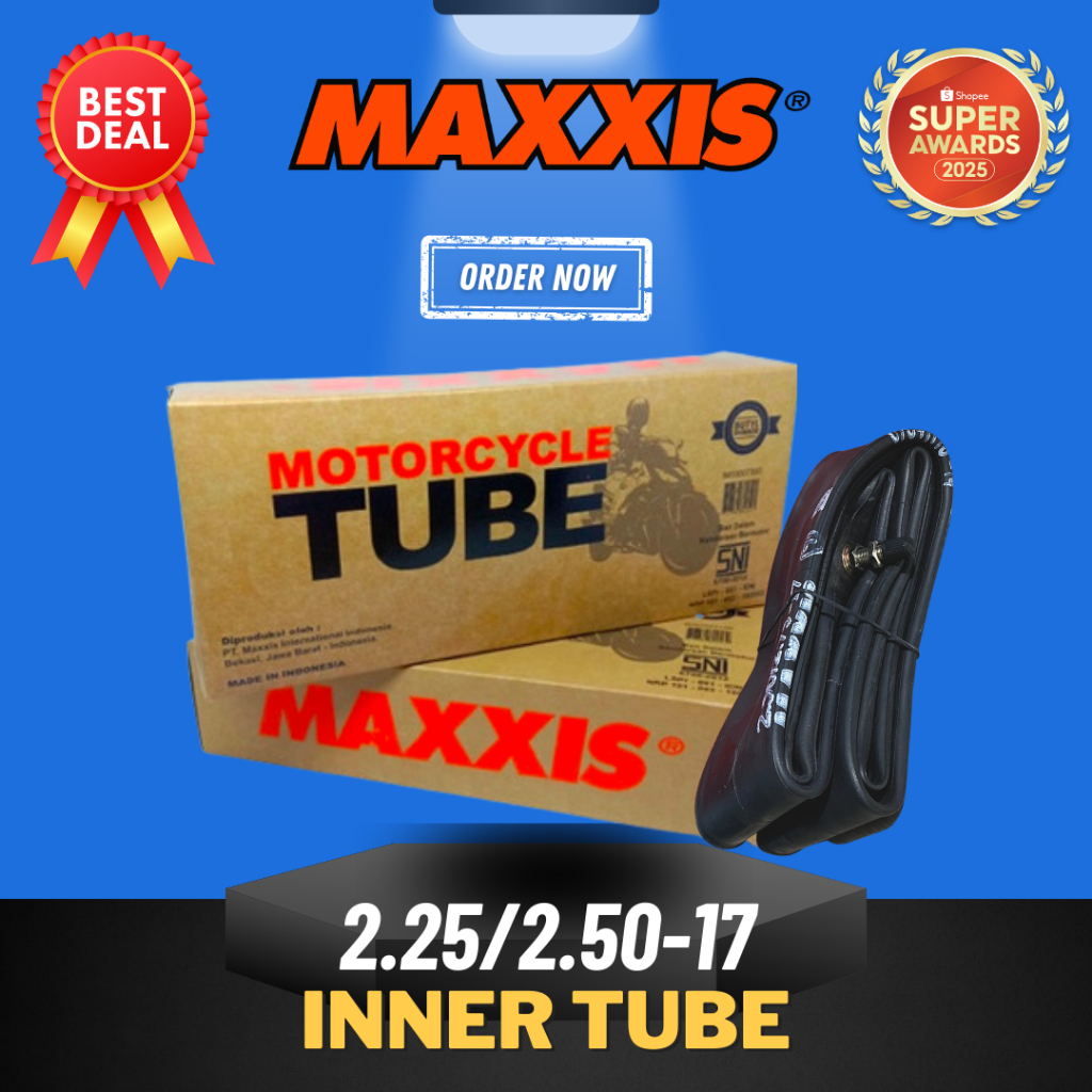 [READY COD] BAN DALAM MAXXIS / BAN DALAM MOTOR BEBEK / BAN DALAM RING 17 ( 2.25/2.50-17 ) BAN MAXXIS