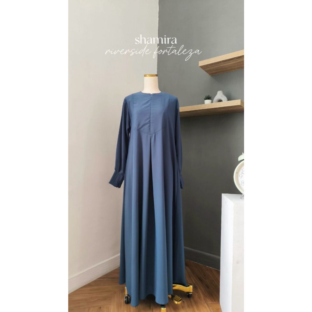 Gamis shamira Fortaleza  alhauraa - Salma Fashion Bekasi