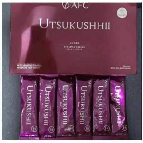 Vitamin Utsukushii Suplemen Kulit Cerah Alami Eceran 5 Saset