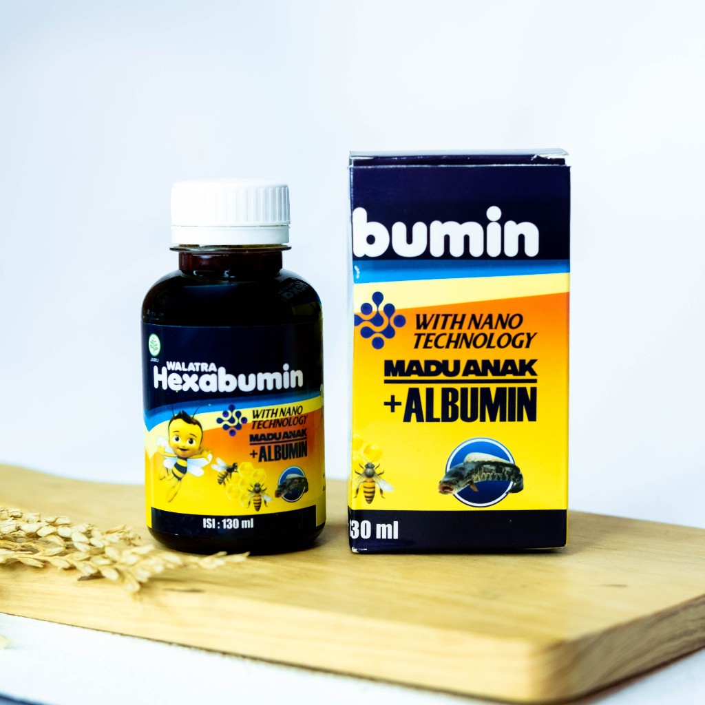 Madu Hexabumin -  Vitamin Anak Cepat Bicara, Madu Anak Telat Bicara, Grotima Nutrisi Otak Stimulasi 