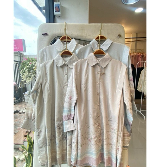 ATASAN WANITA TUNIK KENINIAN OUTFIT LEBARAN WANITA REMAJA KEKINIAN