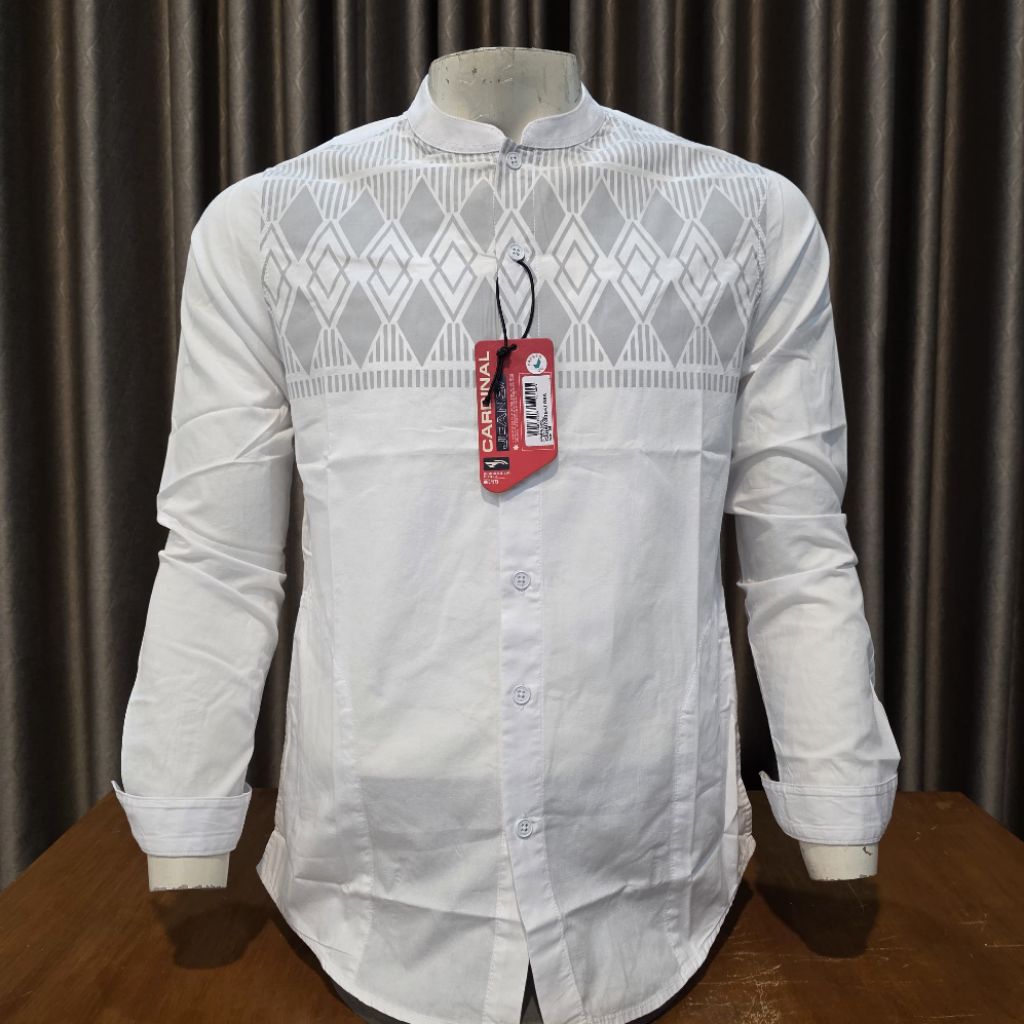 TERBARU BAJU KOKO CARDINAL JEANS ORIGINAL ATASAN PRIA DEWASA TANGAN PANJANG