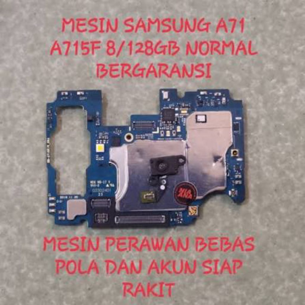 Mesin Samsung galaxy A71 normal tanpa pola Original copotan
