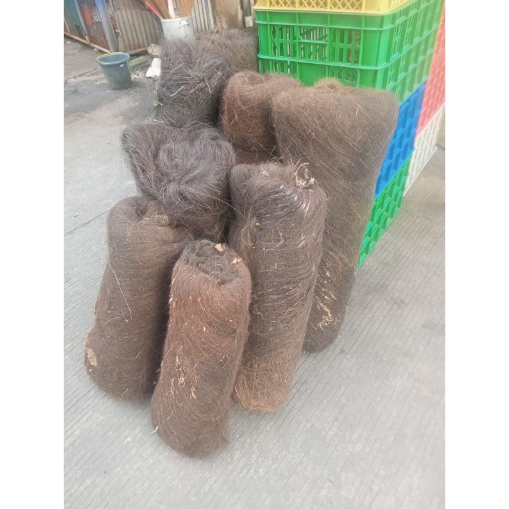 ijuk aren / ijuk filter air / ijuk resapan air