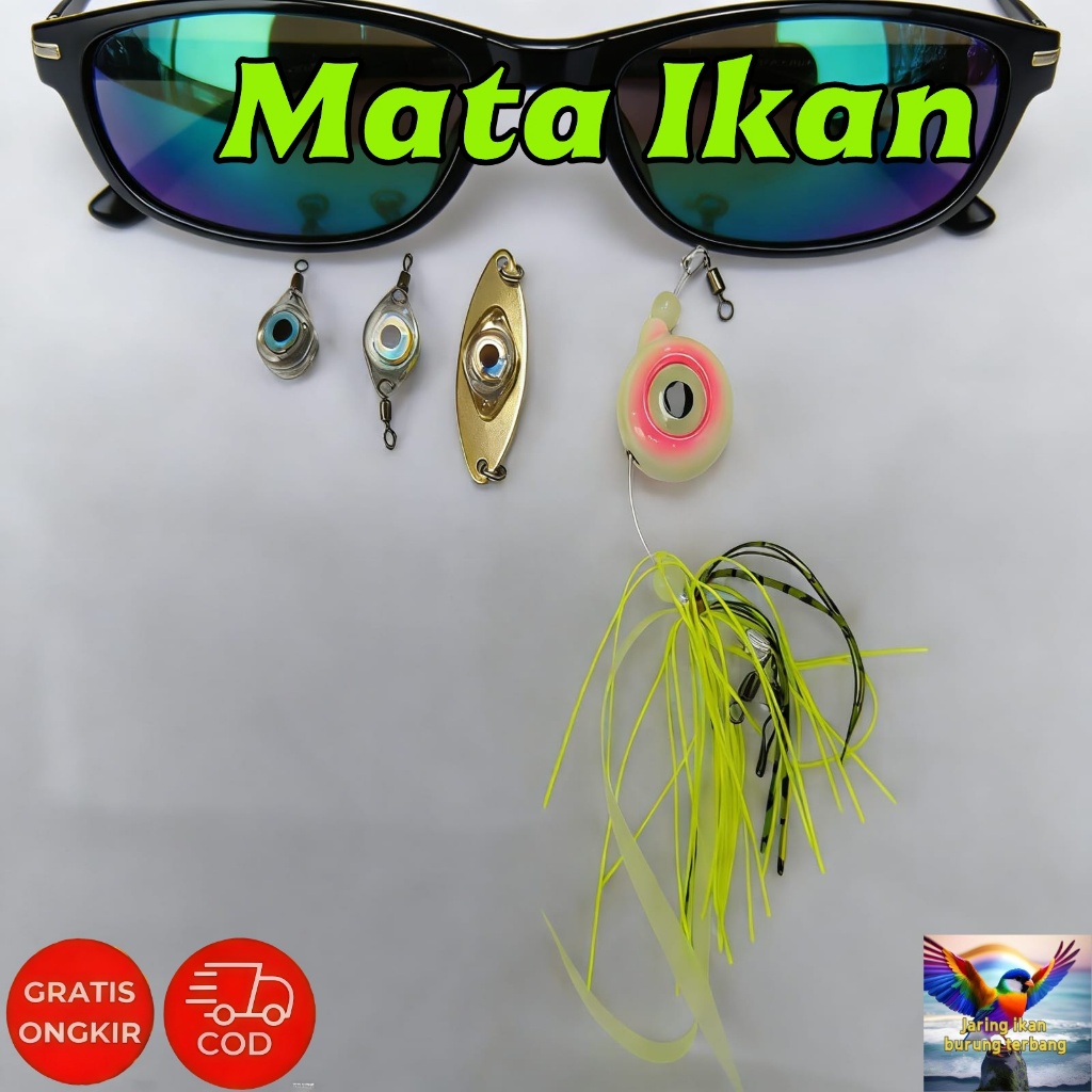 (Flash sale) Umpan mata Cumi lampu LED RGB memancing cumi-cumi eging