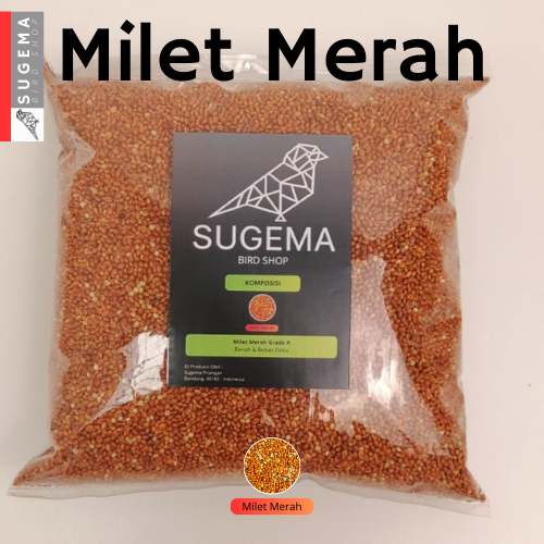 SUGEMA Milet Merah Bersih Bebas Debu Higienis