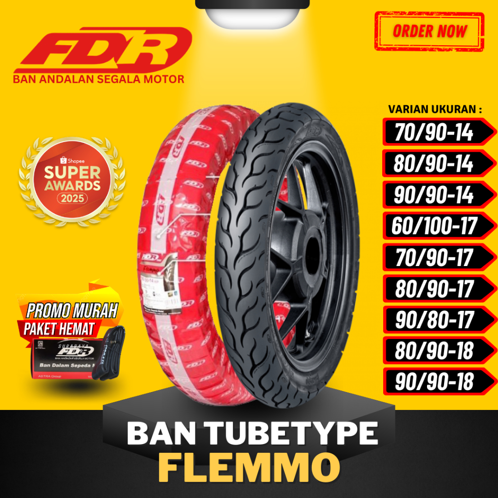 [READY COD] BAN FDR FLEMMO TUBETYPE RING 17 & RING 14 / BAN FDR TUBETYPE FLEMMO TT RING 14 & RING 17