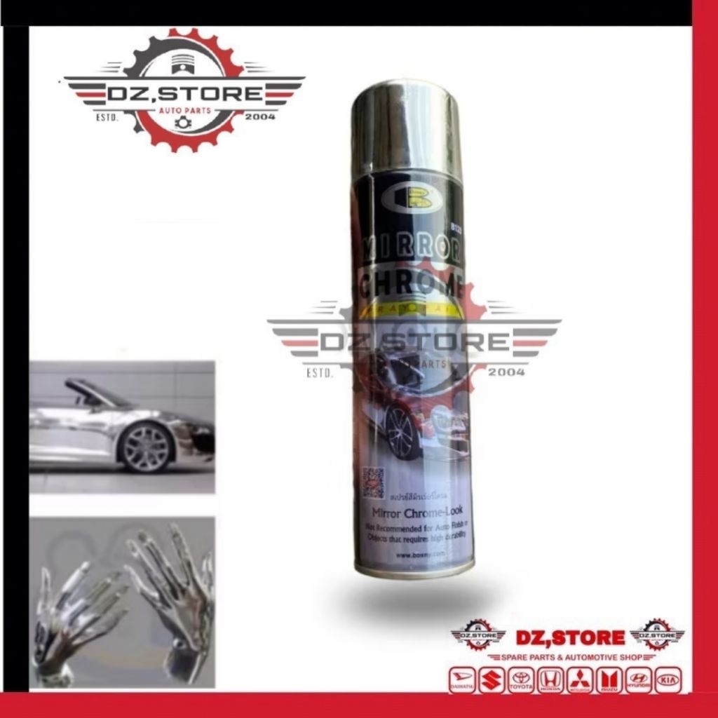 BOSNY MIRROR CHROME BOSNY MIROR BOSNY GLOW-IN-DARK BOSNY KT GOLD EFFECT BOSNY SPRAY PAINT 270 MIL - 