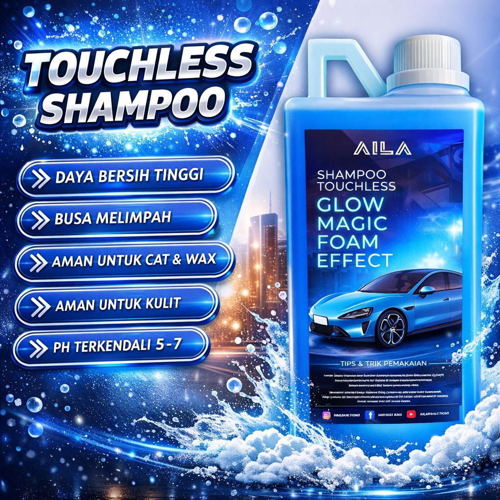 Touchless Shampoo Snow Wash | Sabun Cuci Mobil Motor Tanpa Sentuh
