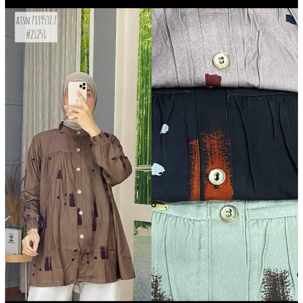 Atasan heringbon ori QLA