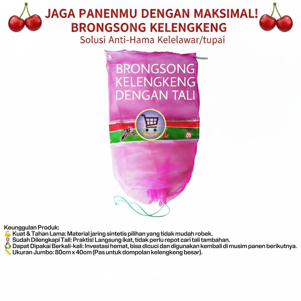 Brongsong Kelengkeng 80x40+tali