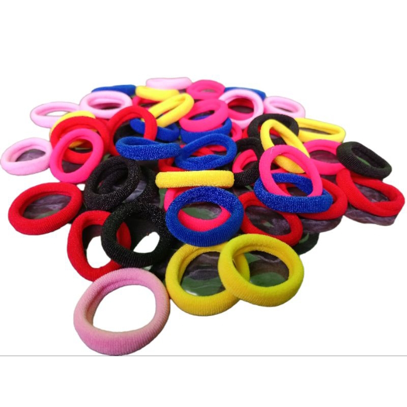 ikatan-ikatan rambut kepang isi (50pcs)/aksesoris rambut anak/ikatan rambut mini