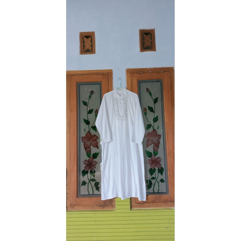 GAMIS PRIA PUTIH PL BRAND MUSTIKA