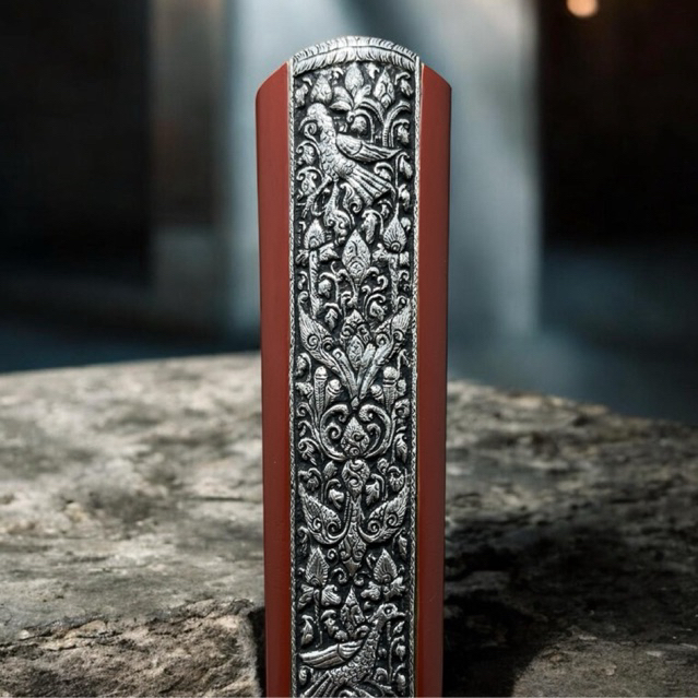 Pendok Jogja Slorok Perak Asli Kemalo Merah Original