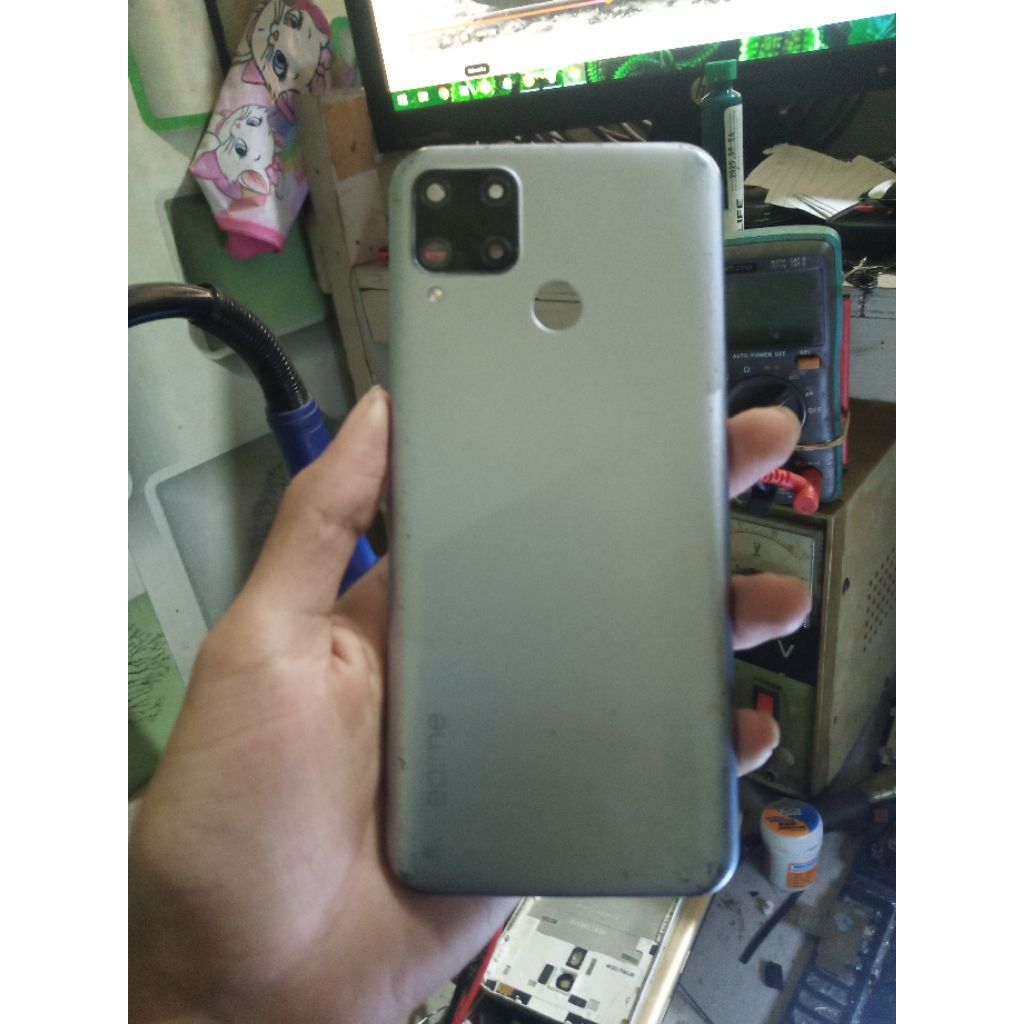 Backdoor Realme C15 Original Cabutan Second