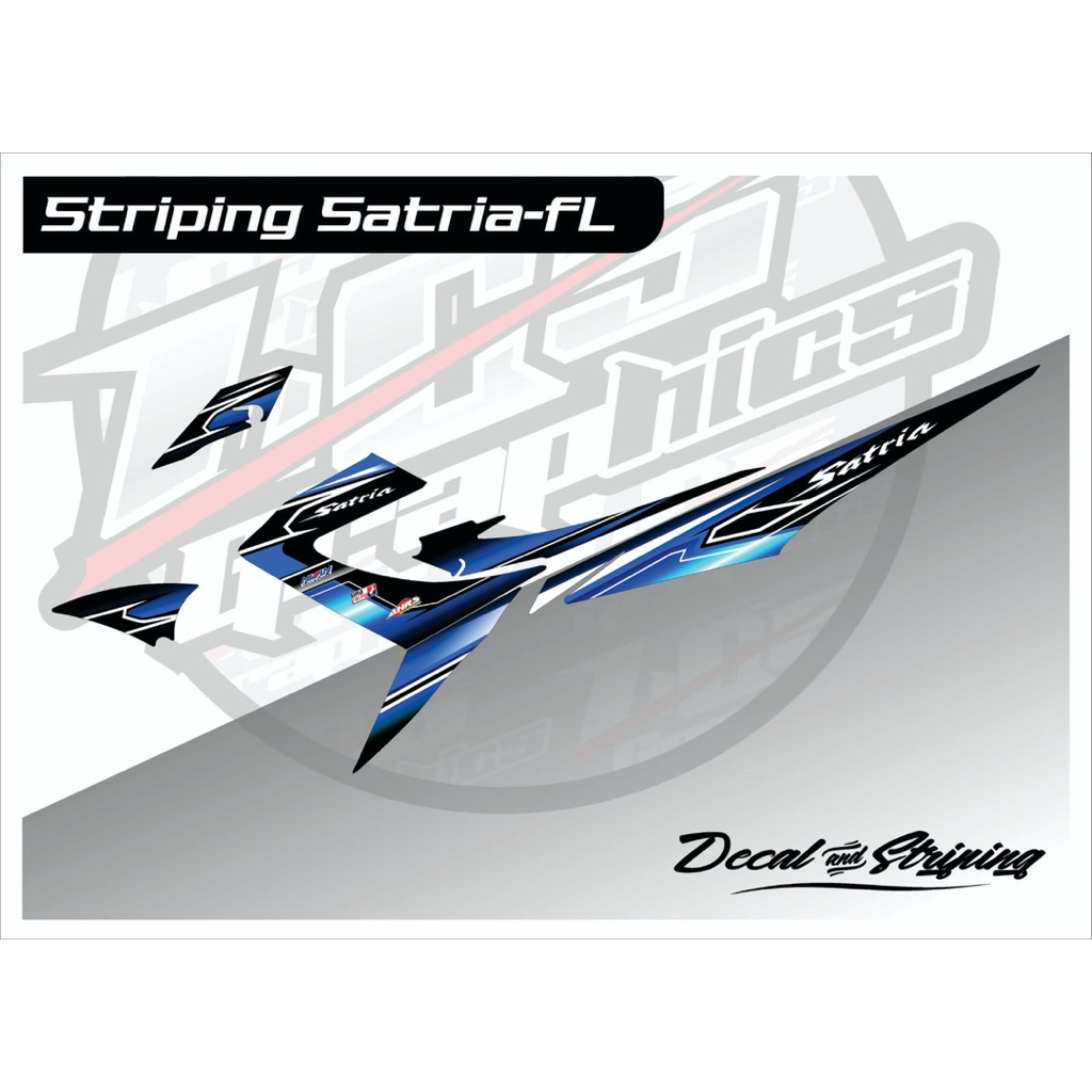 striping satria fu facelift / setriping satria fu / setriping satria fu fl
