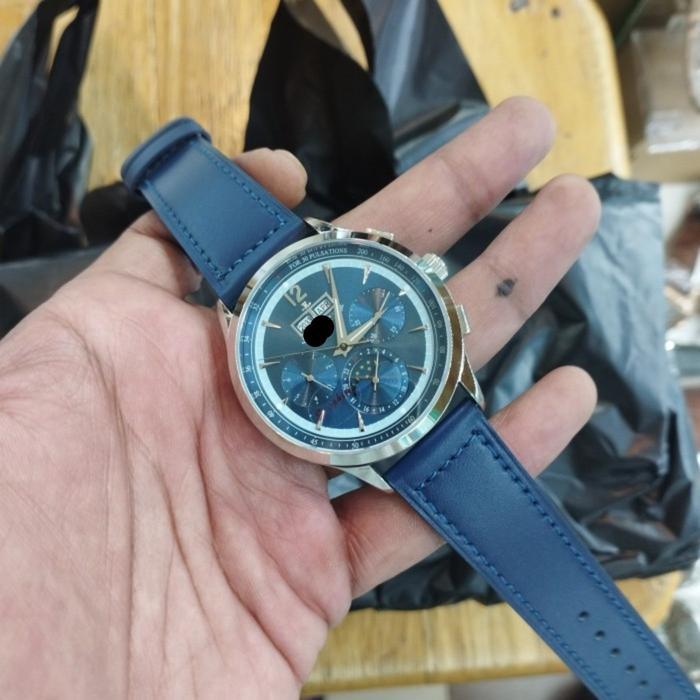 The Luxe Watch333 Jam Tangan Mewah Pria JLC Master Control Chronograph Calendar Automatic Men Watch