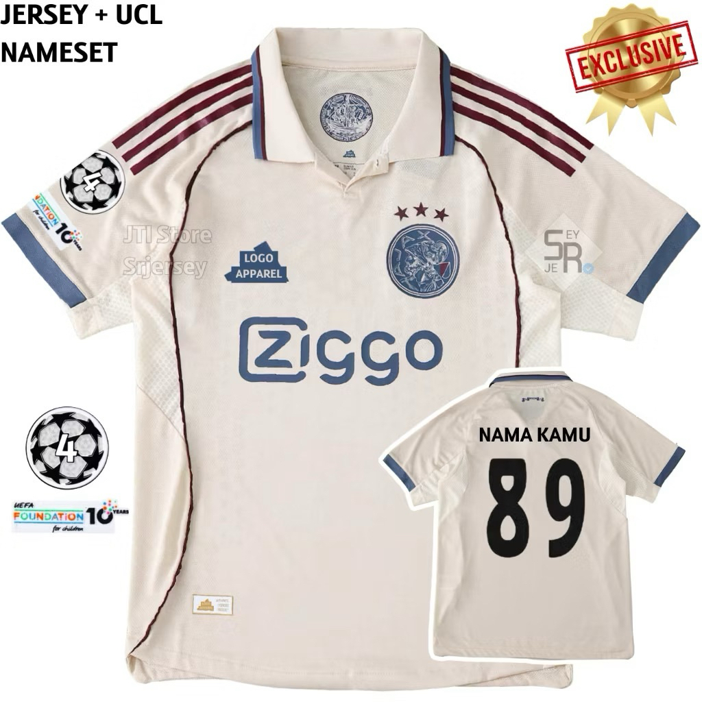 PLAYER ISSUE Jersey Ajax Amsterdam Third 2025 2026 - Jersey Ajx 3RD Terbaru High Quality