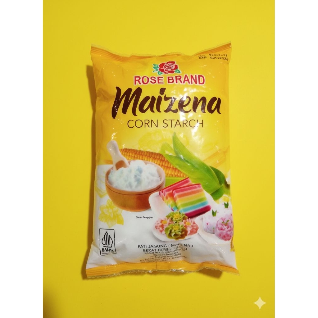 Tepung Maizena Rose Brand 250g - Pengental Makanan, Melembutkan Kue, Pengganti Terigu