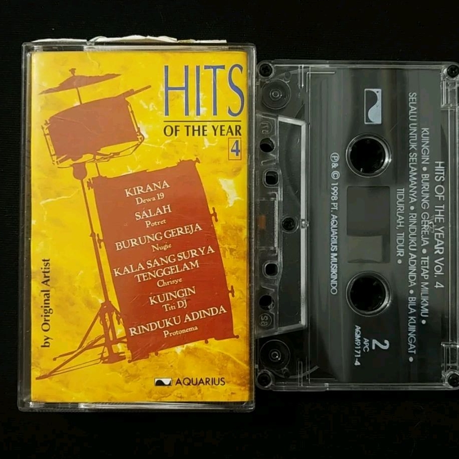 Kaset Hits of the Year 4 (Aquarius Musikindo)