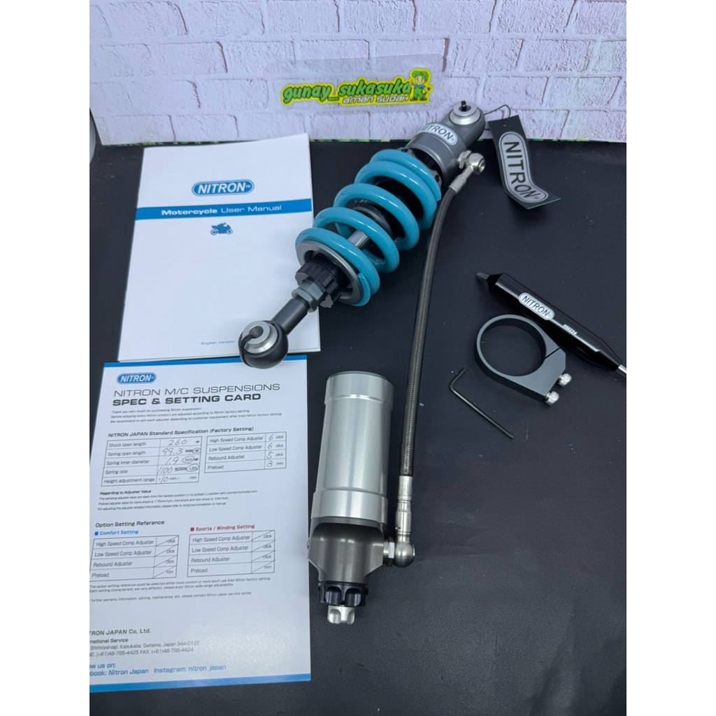 Shock Nitron R3 Series Kawasaki Ninja RR OLD ZX NEW RR Original Made In Japan