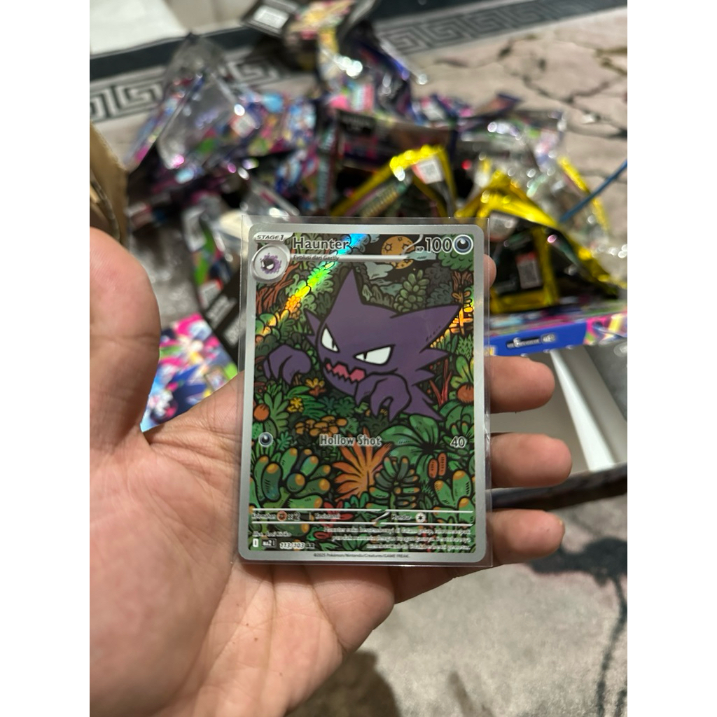 Kartu pokemon Haunter AR full art keren 