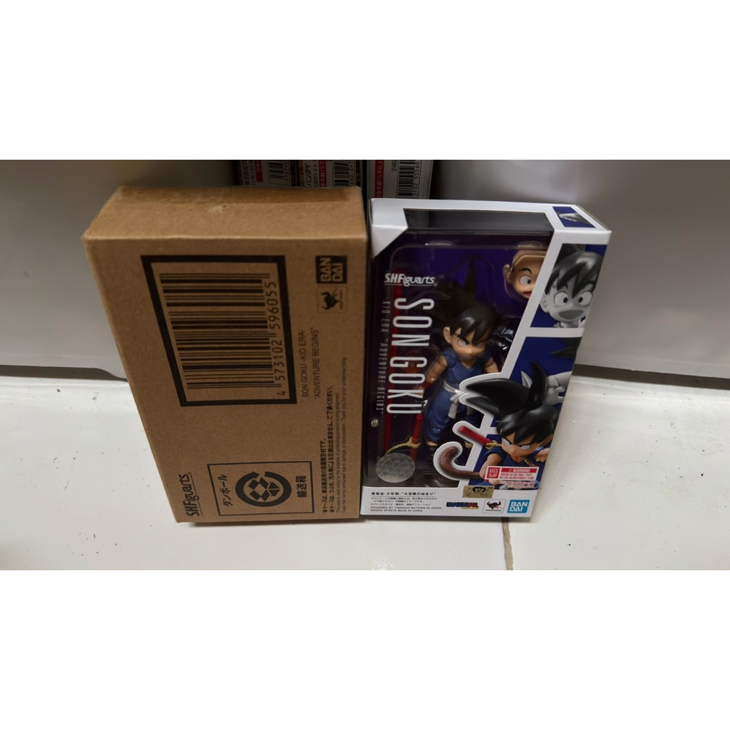 shf son goku kid era adventure begins bandai original