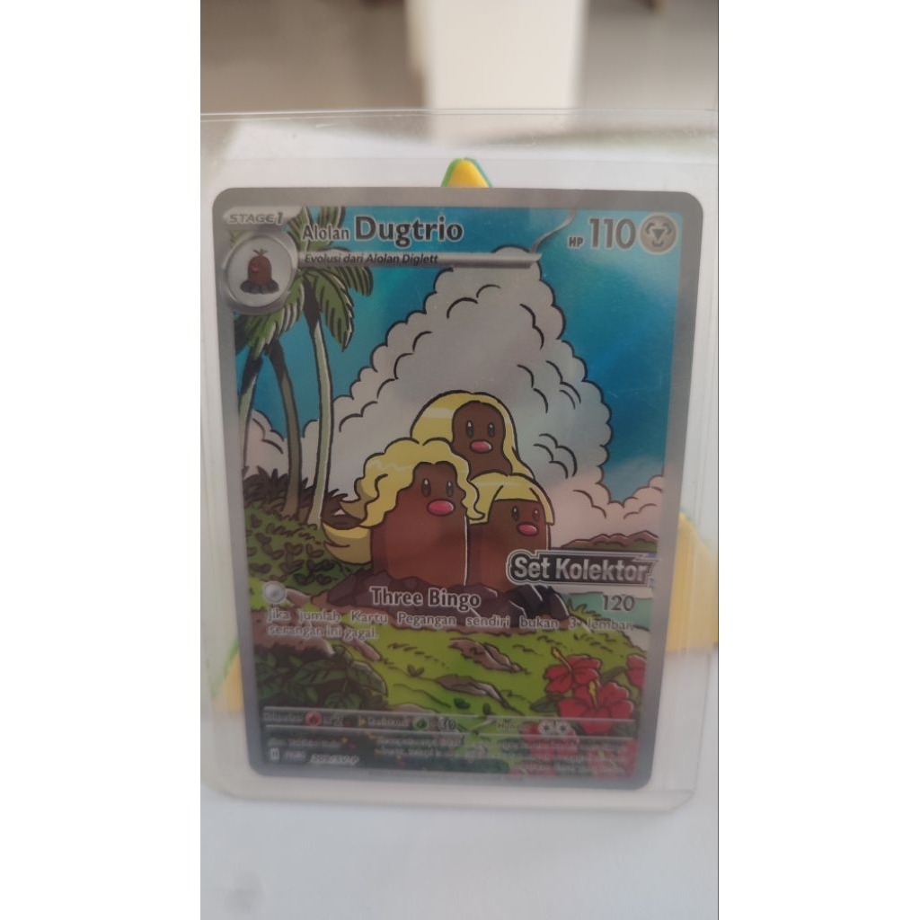 TCG Pokemon Alolan Dugtrio Set Kolektor SV-P