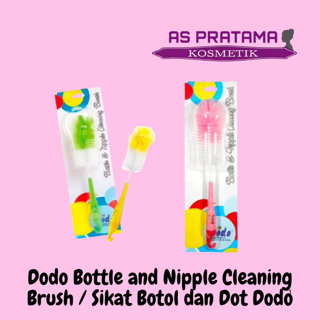 Dodo Bottle and Nipple Cleaning Brush / Sikat Botol dan Dot Dodo