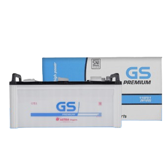 Aki GS premium Astra N120 120Ah 12V – PRODUK ASLI 100% ORIGINAL Aki  untuk Bus, Truk, dan Genset