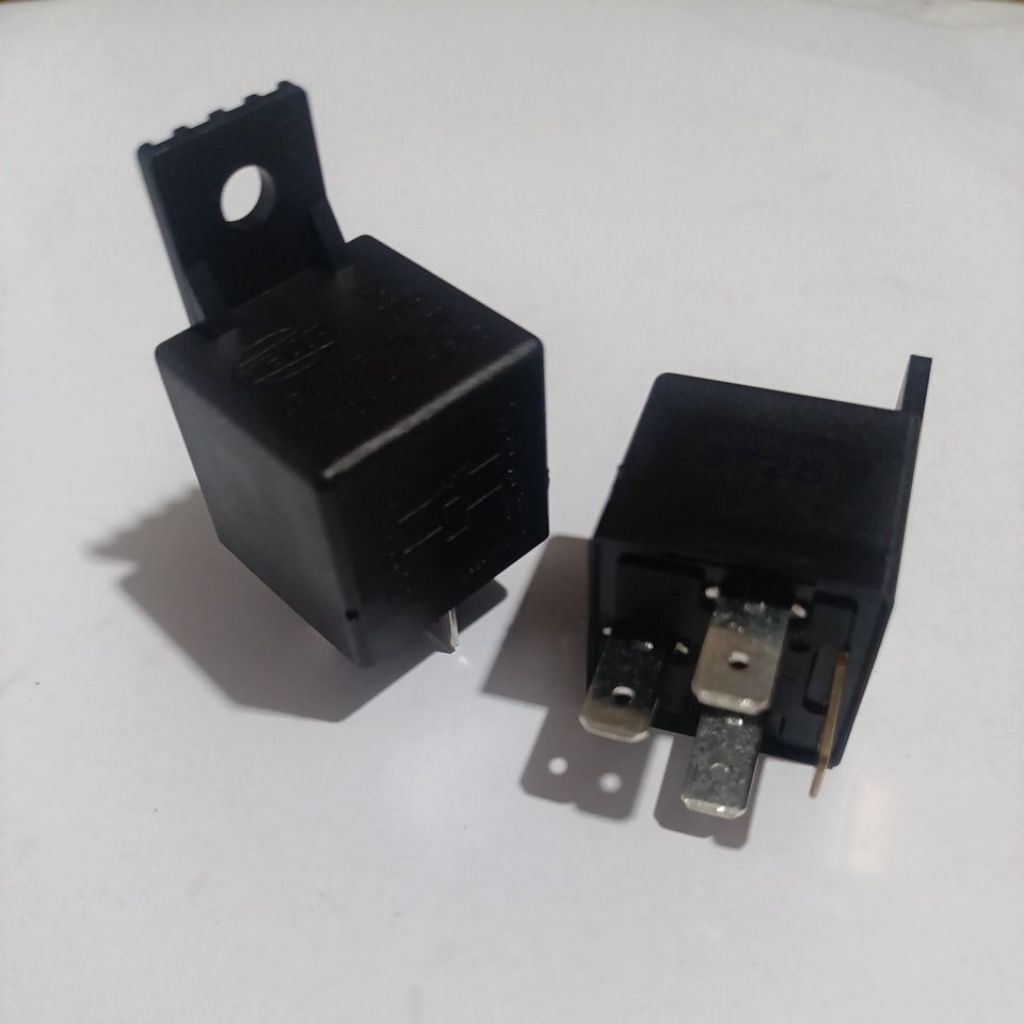 RELAY 12V 30A KAKI 4 HELLA/ Relay klakson motor / Relay hella tambahan soket klakson termurah/soket 