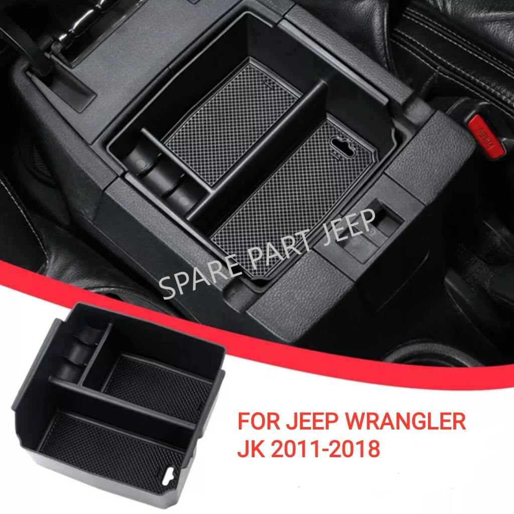 Kotak Armrest Storage Box Jeep Wrangler Rubicon JK