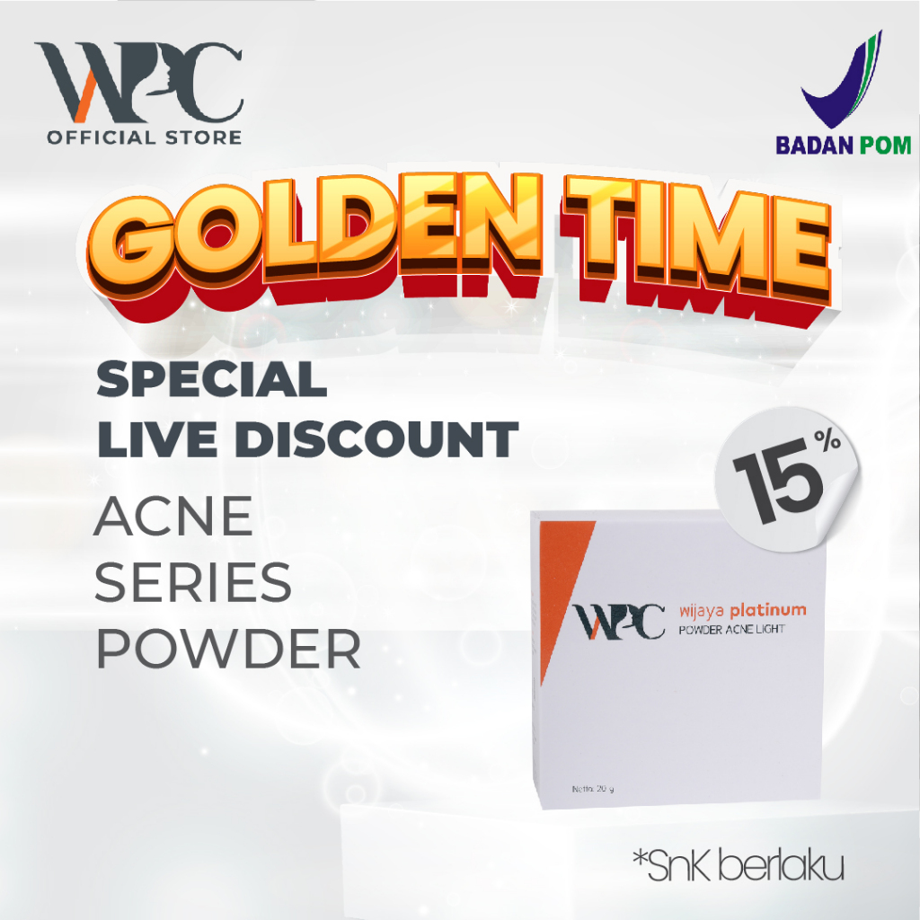 Wijaya Platinum - Acne Face Powder  (Bedak Tabur Jerawat- Anti Acne)