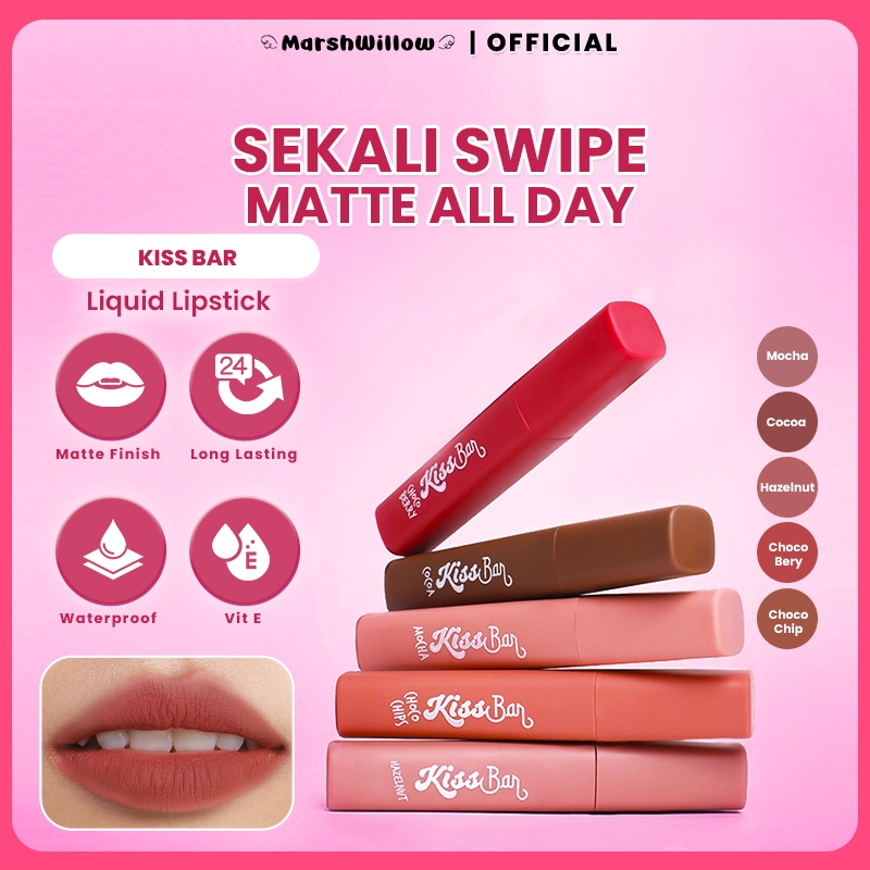 Marshwillow Kiss Bar Lip Liquid Matte With New Formula