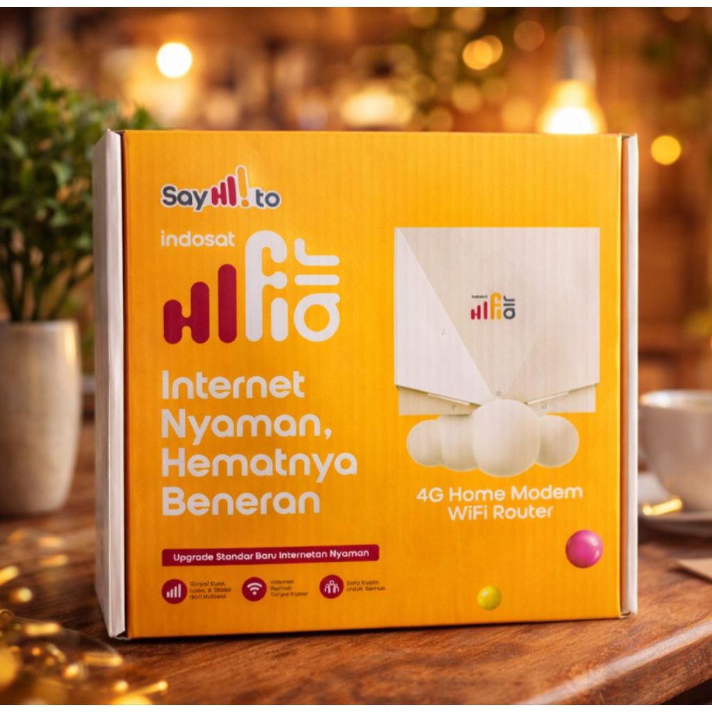 Indosat HiFi Air Advan Wifi Modem 4G LTE 50Gb