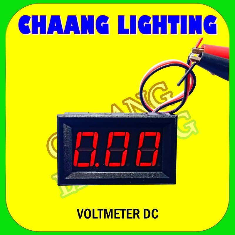 VOLTMETER DIGITAL 4.5-30V DC VOLTMETER VOLT METER 3 DIGIT 0.56 INCH 3 KABEL DIGITAL VOLTMETER VOLT M