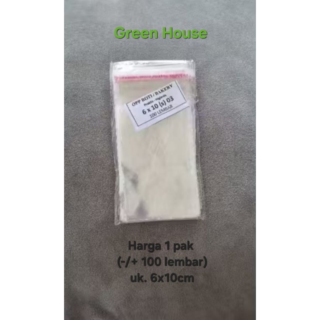 1pak : Plastik Opp 6x10cm | Plastik Opp lem Plastik Opp Bening Plastik Opp seal