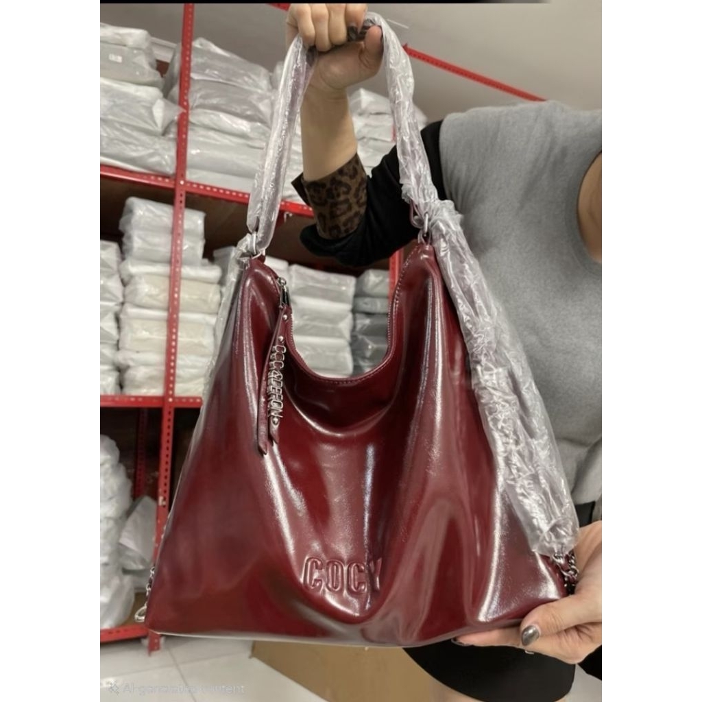 Tas Cocy Ransel 3in1 Maroon Glossy