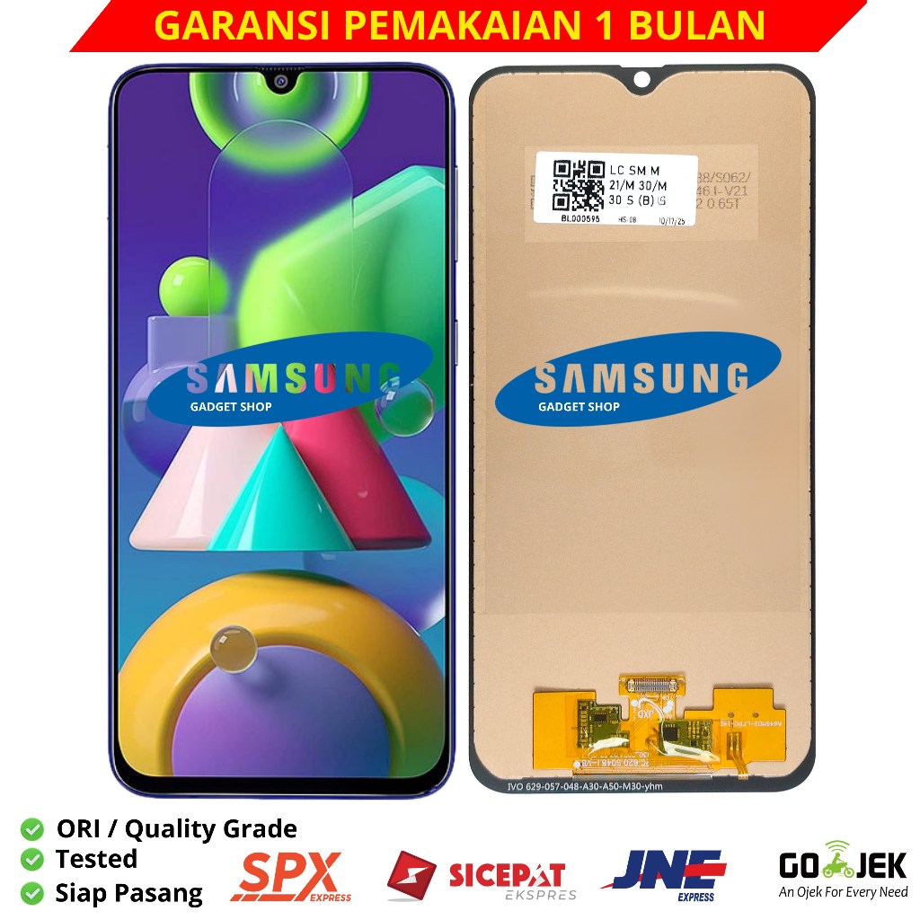 LCD SAMSUNG M21 / SAMSUNG M30 / SAMSUNG M30S  FULL COVERED