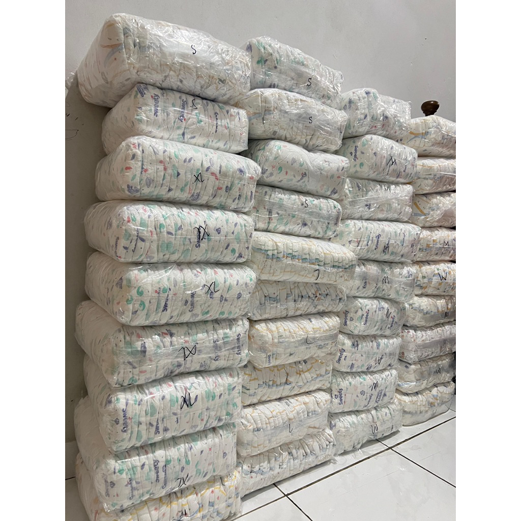 Popok/Pempers Bayi Anak Celana Non Kemasan Curah Ukuran S,M,L,XL,XXL Isi 50 pcs Terlaris