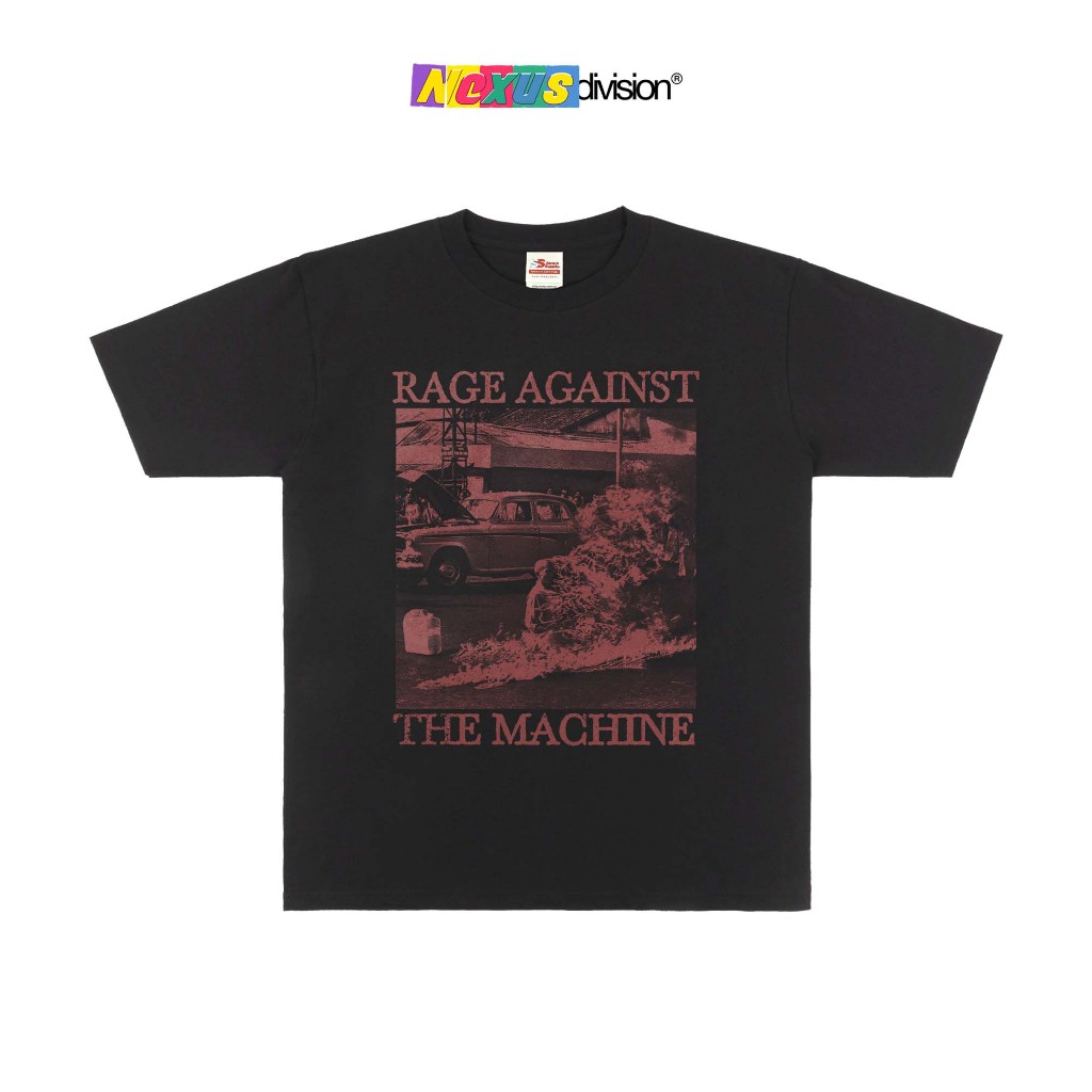 rage against the machine - rage against the machine monk Tshirt Black - Kaos Band Heavy Weight 16s