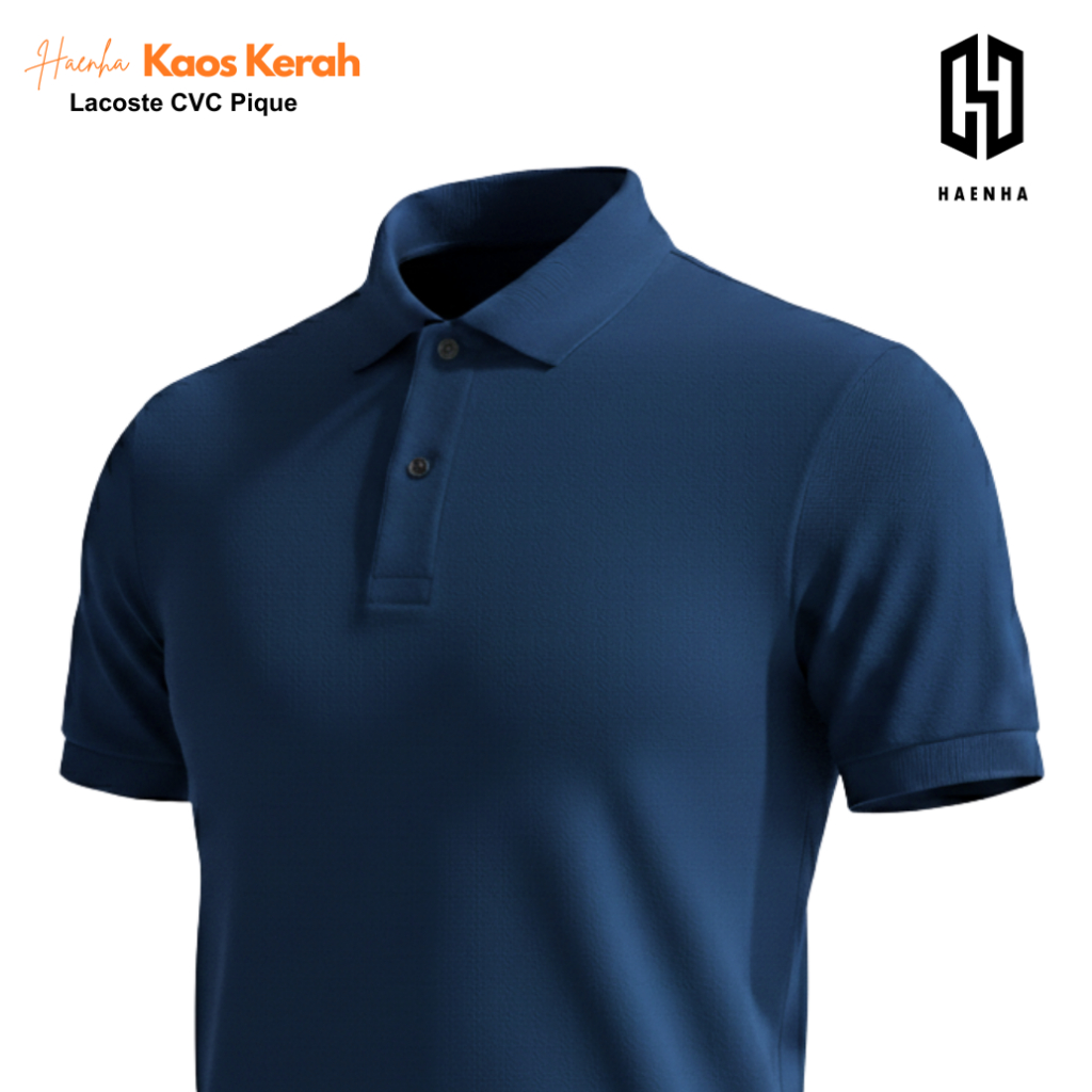 HAENHA Kaos Kerah - CVC Pique Slim Fit