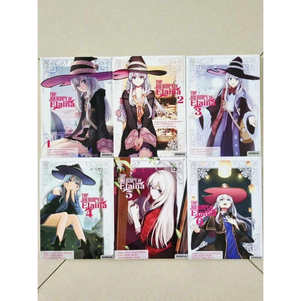 komik the journey of elaina set 1-6