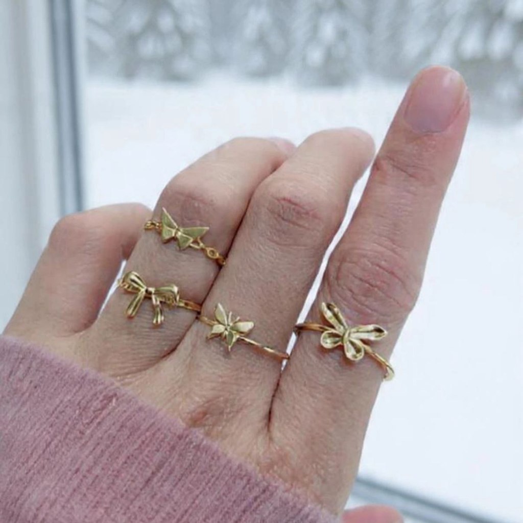 Macan Gold Cincin Emas Kadar 16K Cincin Kupu Le Jardin Series by Ayu Gold