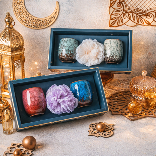 Anapaya - Ocha Gelas Keramik, Wedding Souvenir, Hadiah Ulang Tahun, Gelas Matcha