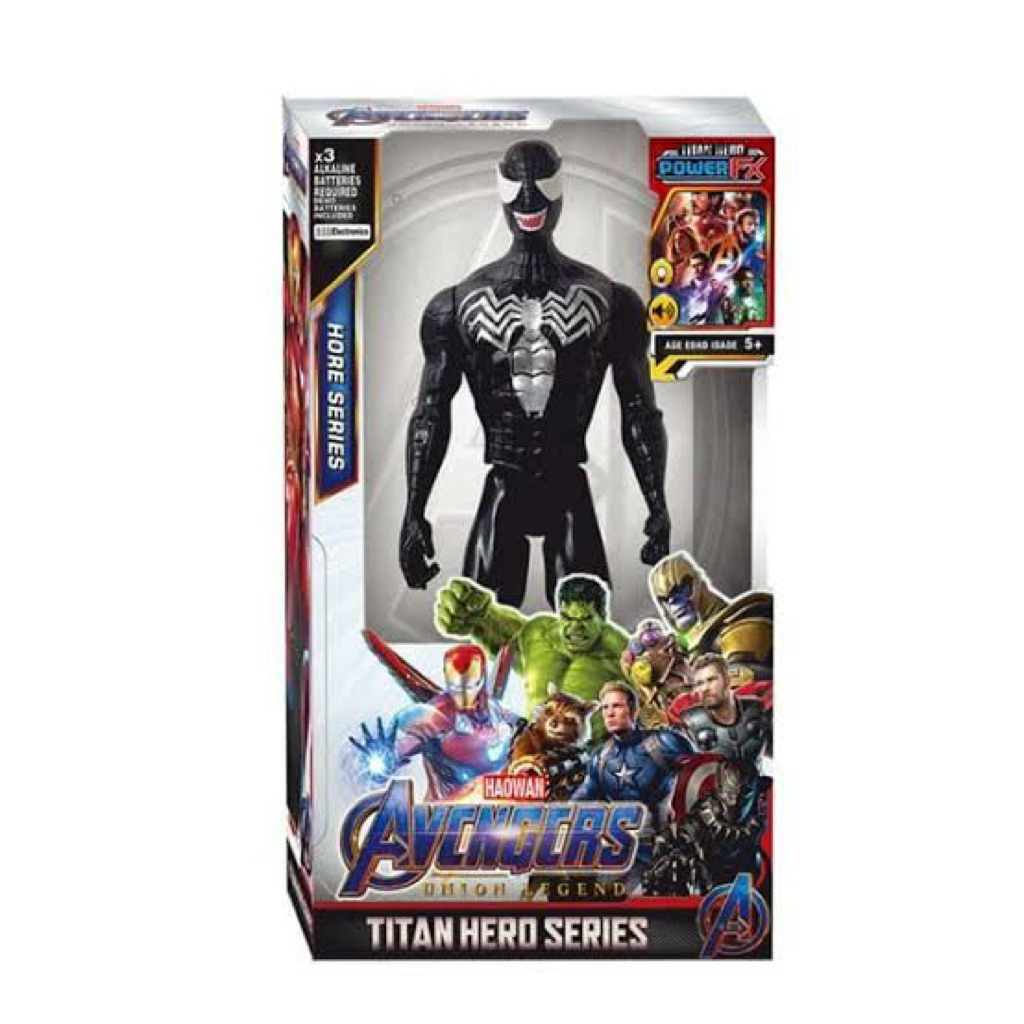 Mainan Action Figure Superhero Avengers Hulk Batman Wolverine Deadpool Figur Pajangan Titan Hero VEN